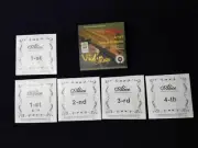 Alice A707 Violin Strings - 4/4~1/2 Size, Braided Steel Core,Cupronickel Winding