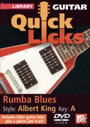 ALBERT KING RUMBA BLUES GUITAR QUICK LICKS NEW DVD