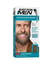 * Just For Men Moustache & Beard Brush-In Colour Medium Brown M-35