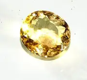 [HOSEKI] Yellow Topaz AAA++ Quality Untreated Unheated Citrine Natural 10.1Cts, Crystal, Crystal