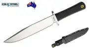 COLD STEEL TRAIL MASTER BOWIE FIXED BLADE KNIFE + SHEATH! CPM-3V STEEL BLADE!
