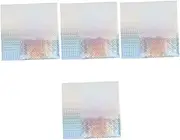 TEHAUX 4sets Glossy Printer Paper Photographic Paper Spray Ink Printing Adhesive for Photos Prints 10sheets*4