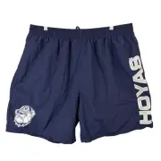 Mitchell & Ness Mens Georgetown Hoyas Basketball Shorts Blue 2XL NWT