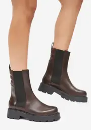 [VAGABOND SHOEMAKERS] Brown Cosmo 2.0 Combat Boots