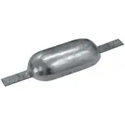 Anode Zinc Block Oval with Strap 170 x 85 x 50mm