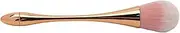 Nail Future Dust Cleaning Brush Brush Head Make -up Tool for Nail Powder Dust Removal for Manicure DIY Abdominal Muscles and Artificial Fiber (Rose Gold)