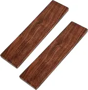 Sewroro Decor Walnut Wood Blocks for Carving Set of 2 Thin Wood Carving Blocks Unfinished