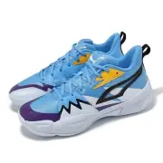 Puma Genetics Luminous Blue Icy Blue Men Unisex Basketball Sport Shoes 379974-02