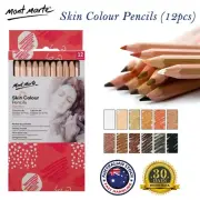 Mont Marte Signature Skin Colour Pencils 12pcs Artist Drawing Pencil Art Craft