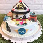 羅伊/波利/POLI/ROY/羅伊造型蛋糕/波利造型蛋糕/造型蛋糕/客製蛋糕/立體車車蛋糕