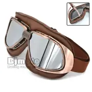 Vintage Motorcycle Helmet Goggles Glasses Retro Motorbike Off Road Eyewear