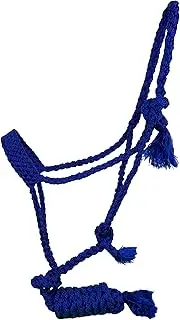 Showman Woven Nylon Mule Tape Halter w/ 8' Removable Lead