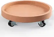 Movable Flower Pot Tray,Heavy Duty Square Mobile Plant Trolley Casters,Casters Rolling Tray,Load Bearing:65-200kg