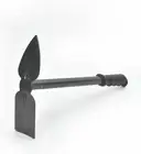 ZOG Short Handle Garden Hoe,Wide Edge Heart Shaped Hoe,Dual Headed Weeding Tool,