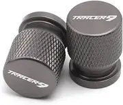 Tracer 9 GT TRACER9/GT 2021 2022 Motorcycle Accessories CNC Aluminum Wheel Tire Valve Stem Caps Covers(Titanium)