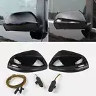 Amber Illumination Rear View Mirror Cover for Mercedes For Benz Vehicles