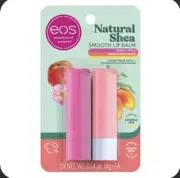 Eos Natural Shea Lip Balm Honey Apple & Mango Melonade 2 Count