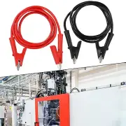 15A Test Leads 2pcs 39.60" Alligator Clips Electrical Jumper Wires Set