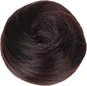 ASAKKURA Messy Bun Hair Pieces Ponytail Wig High Temperature Fiber Bun Extension Chignon Hairpiece for Stage Performances Cosplay