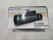 Kacnon High Power Monocular with 10-30X50 Zoom Capture Stunning Views