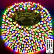 KNONEW 403FT 1000 LED Christmas Lights Outdoor String Lights 8 Modes & Timer Fai