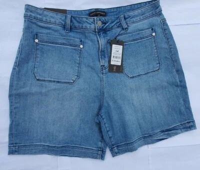 David Lawrence Size 14 Denium Shorts New With Tags RRP $139