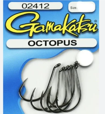 Gamakatsu Octopus Fishing Hook Standard Pack - Choose Size BRAND NEW