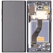 OLED Assembly With Frame For Samsung Galaxy Note 10 (Aftermarket +) (Aura Black)