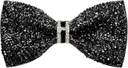[Generic] Sparkle Rhinestone Bow Ties for Men Pre-Tied Diamond Sequin Bowtie with Adjustable Length Wedding Party
