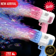 Children's 32 Hole Bubble Machine Electric Gun No Battery Outdoor Blowing Toys