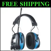 Over-Ear AM/FM Radio Ear Muffs with 25dB Noise Reduction for Comfort and Safety