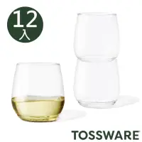 在飛比找momo購物網優惠-【TOSSWARE】12入組-可疊O杯12oz(紅酒杯 白酒