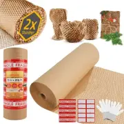 Honeycomb Packing Paper 15"x3780" (315 ft) Roll - Eco-Friendly Wrapping Paper...