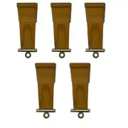 5 Pack 1U3352 1U-3352 J350 Bucket Tooth & 5 9J2358 Pins 5 8E6359 retainer,j350