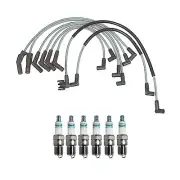 Denso Wire Set 8mm & 6 Iridium Power Spark Plugs .044 Kit For Ford Ranger 2.8 V6