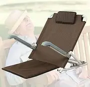 Portable Lifting Bed Backrest, Adjustable Folding Sit-up Back Rest, Multi-Function Bed Back Rest for Neck Head Lumbar Support