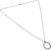 [YOSADIER] Locket Necklace for Women Stainless Steel Pendant Glass Display Wedding Bouquet Photo Charm Jewelry Box