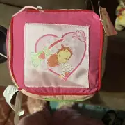 NWT Strawberry Shortcake plush Picture Frame Cube 6" desk organizer pen pencil