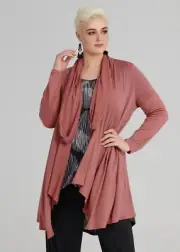 ts Taking Shape Cardi Size M (18) Winter Blues Wool style NWT