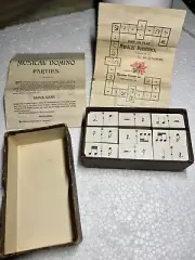vintage 1893 musical dominoes by C W GRIMM NEW