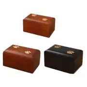 Pet Urns with Paw Print Funeral Cremation Small Box Urn Loving Memory