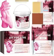 Hand Sculpture Kit - Hand Statue Casting Supplies,Valentine's Day Hand Model Crafts Plaster Hand Mold Casting Supplies for Friends