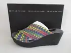 Steve Madden - Baylee - BLACK Bright Multi - Wedge Shoes - NIB