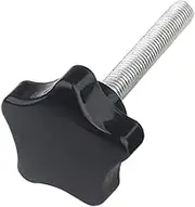 Oneyijun 4 Pcs M10 x 30mm Star Clamping Knob Grip Thumb Screw Head Diameter 38mm Knobs Nut Screws Tightening Thread Replacement Machine Handle