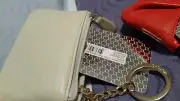 OROTON SOFT Leather Wallet Coin keys ring chain PURSE bag new