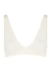 PRISM2 Graceful Stretch-jersey Soft-cup bra - Cream - One Size One Size