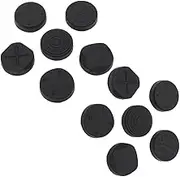Yiyuanhe 12P Silicone Analog Thumb Stick Grip Caps Cover for PS Vita PSVita PSV 1000 2000(Black