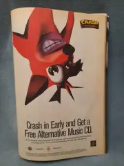 Rare Crash Bandicoot Music CD Print Ad