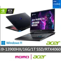 在飛比找momo購物網優惠-【Acer 宏碁】16吋i9 RTX電競筆電(Predato