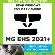 For MG EHS 2021+ Pre Cut Window Tint Kit 20% Dark Rear Car Tinting Film Car Film